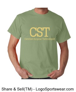 Unisex CST green T-shirt Design Zoom
