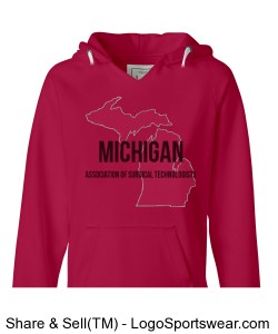 Pink Michigan Association of Surgical Technologists Hoodie Design Zoom
